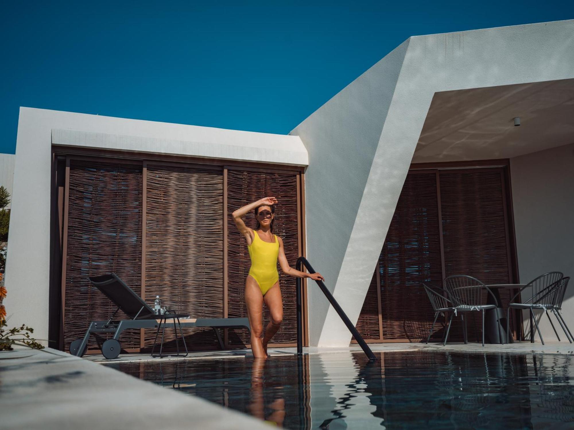 ホテル Nous Santorini メッサリア エクステリア 写真